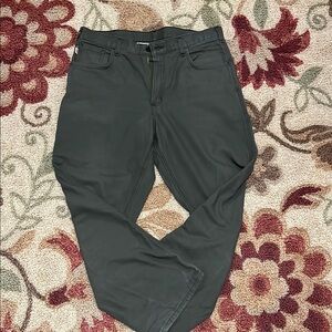 Men's Olive Green FR Carhartt pants size 36x30